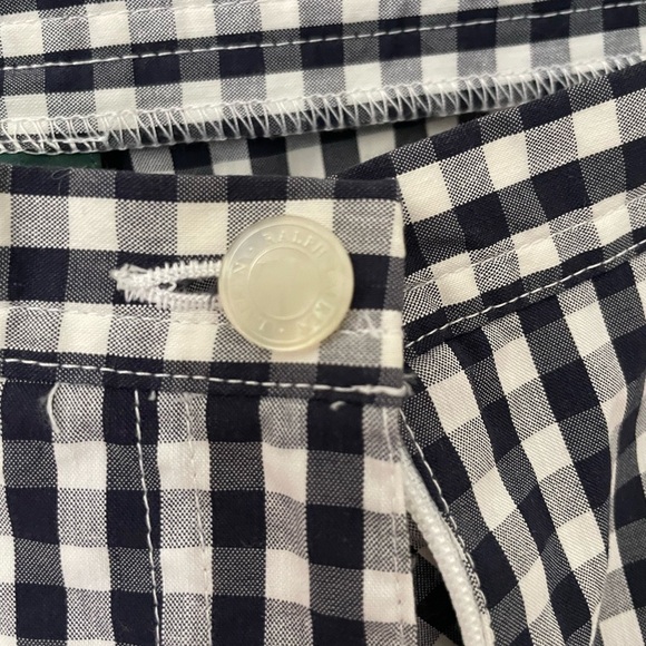 Ralph Lauren Black and White Checkered Chinos - Picture 2 of 8